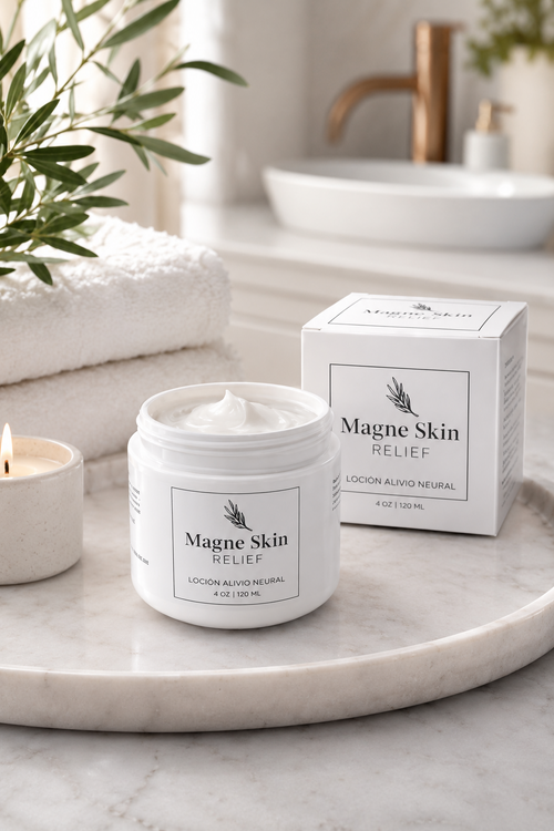 Magne Skin Relief Crema de Magnesio Para alivio Neural